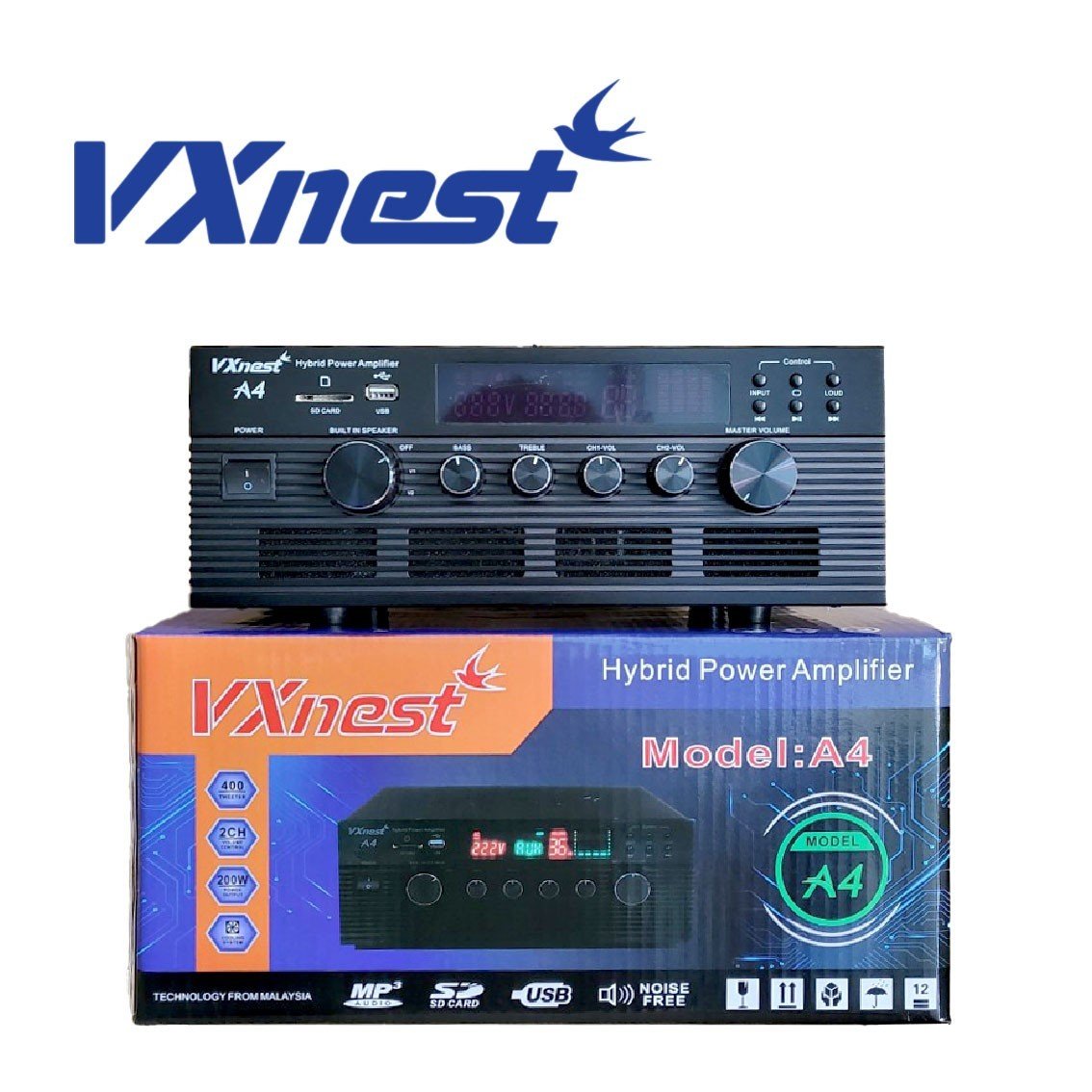 Amplifier Vxnest A4, nhập khẩu Malaysia