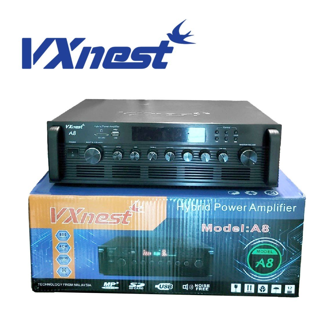 Ampli Vxnest A8, nhập khẩu Malaysia